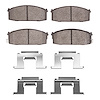 Optimum OE Brake Pads & Hardware Kit, 1986-1986 Infiniti/Nissan, Position: Front - image 1