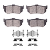 Optimum OE Brake Pads & Hardware Kit, 1984-1994 Fits Multiple Makes/Models, Position: Rear - image 1