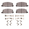 Optimum OE Brake Pads & Hardware Kit, 1984-1987 GM, Position: Front - image 1