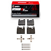 Optimum OE Brake Pads & Hardware Kit, 1984-1989 Audi/Porsche/Volkswagen, Position: Rear - image 1