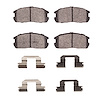 Optimum OE Brake Pads & Hardware Kit, 1985-1990 Fits Multiple Makes/Models, Position: Front - image 1