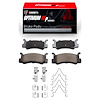 Optimum OE Brake Pads & Hardware Kit, 1987-1995 Ford/Lincoln/Mercury/Mazda, Position: Rear - image 1