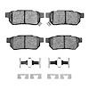 Optimum OE Brake Pads & Hardware Kit, 1988-2001 Acura/Honda, Position: Rear - image 1