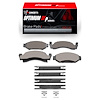 Optimum OE Brake Pads & Hardware Kit, 1986-1993 Ford/Lincoln/Mercury/Mazda, Position: Front - image 1