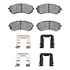 Optimum OE Brake Pads & Hardware Kit, 1989-1996 Infiniti/Nissan, Position: Front - image 1