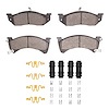 Optimum OE Brake Pads & Hardware Kit, 1988-1990 Mopar, Position: Front - image 1