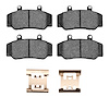 Optimum OE Brake Pads & Hardware Kit, 1982-1992 Volvo, Position: Front - image 1