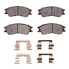Optimum OE Brake Pads & Hardware Kit, 1989-1994 Subaru, Position: Front - image 1