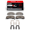 Optimum OE Brake Pads & Hardware Kit, Fits Select Fits Multiple Makes/Models, Position: Front - image 1