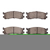 Optimum OE Brake Pads, 1992-2002 Ford/Lincoln/Mercury/Mazda, Position: Rear - image 1
