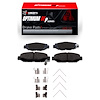 Optimum OE Brake Pads & Hardware Kit, 1992-2000 Lexus/Toyota/Scion, Position: Rear - image 1