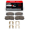 Optimum OE Brake Pads & Hardware Kit, 1992-2004 Fits Multiple Makes/Models, Position: Rear - image 1