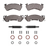 Optimum OE Brake Pads & Hardware Kit, 1994-1996 GM, Position: Front - image 1