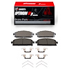Optimum OE Brake Pads & Hardware Kit, 1996-2004 Infiniti/Nissan, Position: Front - image 1