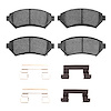 Optimum OE Brake Pads & Hardware Kit, 1997-2005 GM, Position: Front - image 1