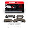 Optimum OE Brake Pads & Hardware Kit, 1995-2006 GM, Position: Front & Rear