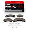 Optimum OE Brake Pads & Hardware Kit, 1973-2012 Fits Multiple Makes/Models, Position: Front & Rear