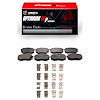 Optimum OE Brake Pads & Hardware Kit, 1995-2005 Mitsubishi Fuso, Position: Front - image 1
