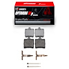 Optimum OE Brake Pads & Hardware Kit, 1996-2015 Fits Multiple Makes/Models, Position: Rear