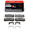 Optimum OE Brake Pads & Hardware Kit, 1999-2013 GM, Position: Front & Rear - image 1