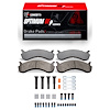 Optimum OE Brake Pads & Hardware Kit, Fits Select Fits Multiple Makes/Models, Position: Front & Rear - image 1