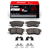 Optimum OE Brake Pads & Hardware Kit, 1999-2010 Kia/Hyundai/Genesis, Position: Rear - image 1