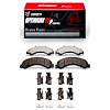 Optimum OE Brake Pads & Hardware Kit, Fits Select GM, Position: Front & Rear - image 1