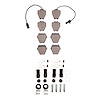 Optimum OE Brake Pads & Hardware Kit, 1999-2005 Audi/Porsche/Volkswagen, Position: Front - image 1
