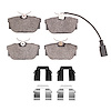Optimum OE Brake Pads & Hardware Kit, 2000-2000 Audi/Porsche/Volkswagen, Position: Rear - image 1