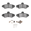 Optimum OE Brake Pads & Hardware Kit, 1995-2002 Ford/Lincoln/Mercury/Mazda, Position: Rear - image 1