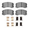 Optimum OE Brake Pads & Hardware Kit, 2002-2007 Mitsubishi, Position: Front - image 1