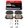 Optimum OE Brake Pads & Hardware Kit, 2003-2008 Fits Multiple Makes/Models, Position: Front - image 1