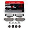 Optimum OE Brake Pads & Hardware Kit, 2003-2005 Jaguar, Position: Front - image 1