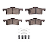 Optimum OE Brake Pads & Hardware Kit, 2002-2006 Ford/Lincoln/Mercury/Mazda, Position: Rear - image 1
