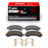 Optimum OE Brake Pads & Hardware Kit, 2002-2014 GM, Position: Rear - image 1