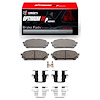 Optimum OE Brake Pads & Hardware Kit, 2003-2008 Fits Multiple Makes/Models, Position: Rear - image 1