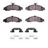 Optimum OE Brake Pads & Hardware Kit, 2004-2004 GM, Position: Front - image 1