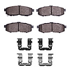 Optimum OE Brake Pads & Hardware Kit, 2004-2006 Ford/Lincoln/Mercury/Mazda, Position: Rear - image 1