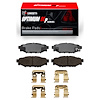 Optimum OE Brake Pads & Hardware Kit, Fits Select Subaru, Position: Rear - image 1