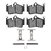 Optimum OE Brake Pads & Hardware Kit, 2005-2021 Audi/Porsche/Volkswagen, Position: Rear