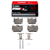 Optimum OE Brake Pads & Hardware Kit, 2005-2021 Audi/Porsche/Volkswagen, Position: Front & Rear - image 1