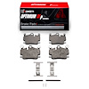 Optimum OE Brake Pads & Hardware Kit, 2006-2012 Audi/Porsche/Volkswagen, Position: Rear - image 1