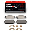 Optimum OE Brake Pads & Hardware Kit, 2007-2014 GM, Position: Rear - image 1