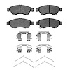 Optimum OE Brake Pads & Hardware Kit, 2006-2007 Suzuki, Position: Front - image 1