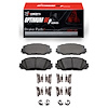 Optimum OE Brake Pads & Hardware Kit, 2006-2019 Fits Multiple Makes/Models, Position: Front - image 1