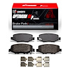 Optimum OE Brake Pads & Hardware Kit, 2007-2018 Mopar, Position: Rear - image 1