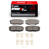 Optimum OE Brake Pads & Hardware Kit, Fits Select Lexus/Toyota/Scion, Position: Rear - image 1
