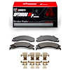 Optimum OE Brake Pads & Hardware Kit, Fits Select Ford/Lincoln/Mercury/Mazda, Position: Rear - image 1