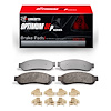 Optimum OE Brake Pads & Hardware Kit, 2010-2012 Ford/Lincoln/Mercury/Mazda, Position: Rear - image 1