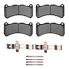 Optimum OE Brake Pads & Hardware Kit, 2008-2021 Fits Multiple Makes/Models, Position: Front - image 1